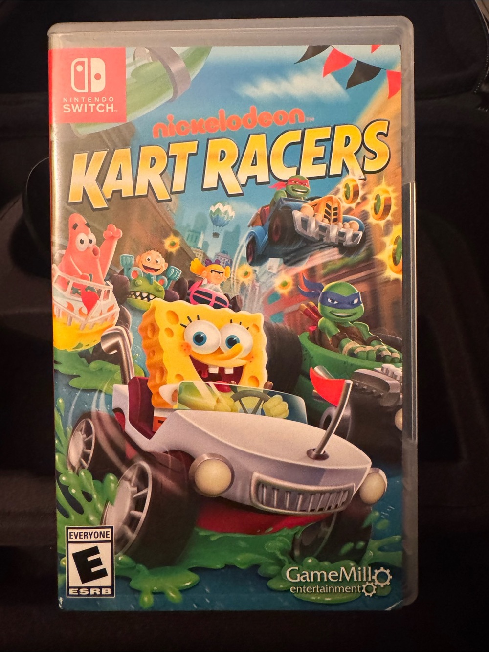 Nickelodeon Kart Racers Nintendo Switch Game - Colorful Cover Art